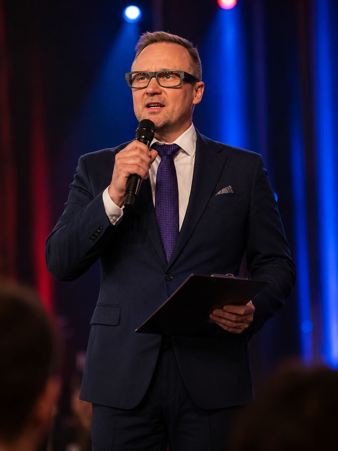Sebastian Gojdź na scenie